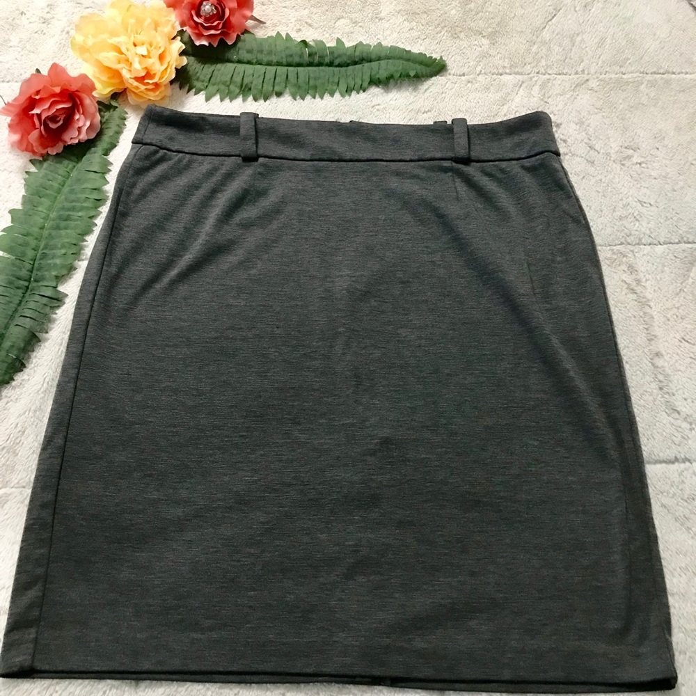 4x$20 Gray Pencil Skirt Size 16
